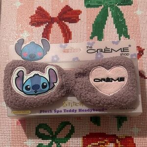 The Crème Shop Plush Spa Teddy Headband - Gray